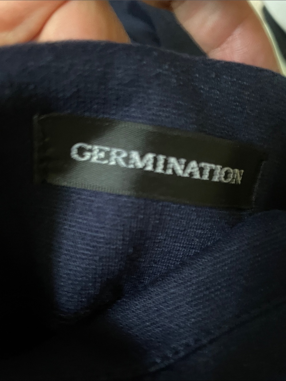 Germination Navy long sleeve dress